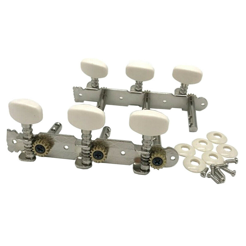 2pcs Aoustic Guitar String Tuning Pegs Keys Beige Button for Guitar Parts