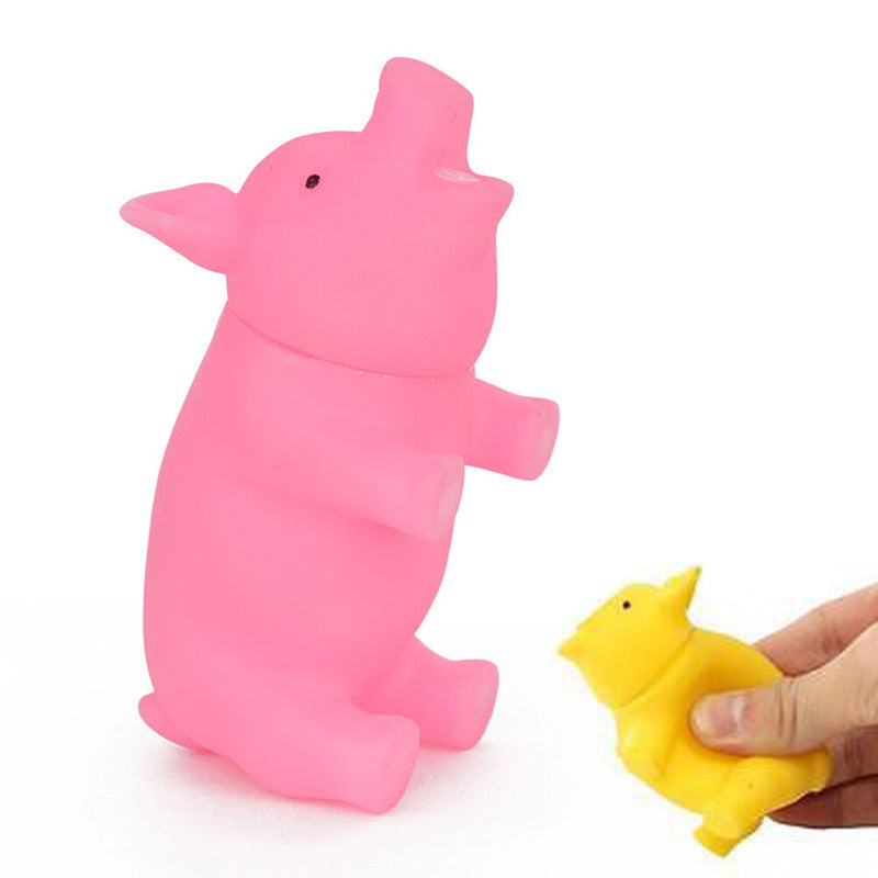 About rubber Pet Dog Puppy Pig Shape Chew Fetch PlayToy Squeaker SqueakySound`3C