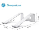 Laptop Stand Aluminum Ventilated Stand Ergonomic Riser Portable Holder for