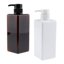 2PCS Large 650ml Cosmetic Empty Bottle Lotion Container Pump Pressed Bottles