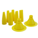 8pcs/set Sealant Tool For Caulking Glass Cement Glue Nozzle Interior Finishing