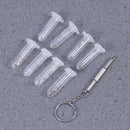 Pro Optical Glasses Repair Kits Box With Screw & Nut & Nose Pad Functi TCG