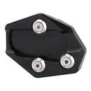 New Black Foot Kickstand Enlarger Pad Plate For Yamaha TMAX XP 530 Scooter