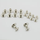 10 Sets Screw Metal Rivet Stud Leather Crafts Chicago Nail for Bookbindings