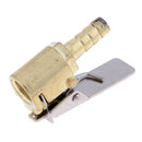 Tyre Valve Air Pump Chuck Clip Inflator Connector Head Adapter Valve 6mm