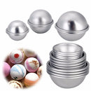 16pcs Aluminum Bath Bomb Mold 3 size DIY Bath Fizzy Sphere Round Ball Mold