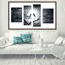 Birds 5D DIY Full Drill Diamond Painting 4-pictures Combination Embroidery