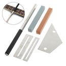 6 Pack Guitar Luthier Tool Kit Guitar Fret Crowning File Fingerboard Guards