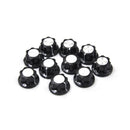 10Pcs Black Rotary Potentiometer Knobs Caps with  Counting Dial -Q