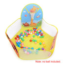 Foldable Baby Ball Pool Play Tent Kid Balls Pit Playpens Yard w/ Basketball Hoop