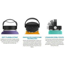 Wide Mouth Flex Cap Fits Most Wide Mouth Bottles for Hydro Flask Straw Flip J6J4