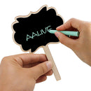 10x Blackboard Wood Mini Message Board With Stand For Wedding Sign