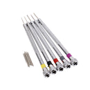 5x precision screwdriver set watch jewelry watchmaker repair tool 5 spare heaME