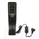 LED Waterproof Aquarium Light Tank Plant Grow Clip Lamp (Blue White Black) A