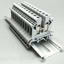 10Pcs White UK-2.5B Terminals Universal Class Connector Screw Terminal BX