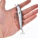 1pc 9.5cm/8.5g minnow hard fishing lure with hooks wobble floating crank bait ES