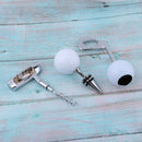 Golf Ball Bottle Opener Zinc Alloy Wine Stopper Sealer Cork Plug Cap Silvery