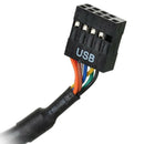 19/20 Pin USB 3.0 Female To 9 Pin USB 2.0 Male Motherboard Header Adapter CordM&