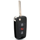 3-Button Remote Folding Key Shell Fob Case Blank Blade fit for KIA Soul 2010-13
