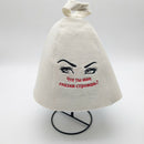 4Pcs/Set Sauna Hat Russian Banya Hat With Embroidery, Wool Sauna Hat for Men