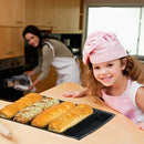 Silicone Baguette Pan - Non-Stick Perforated Fench Bread Pan Forms , Hot Do M9X9