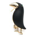 Crow Brooch Black Paint Bird Enamel Brooches Men Women Suits Dress Hat Coll F7A8