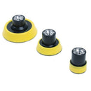 3Pcs M10 Air Angle Grinder Polish Pad Kit 1 2 3 Inch Hoop and Loop Backed P