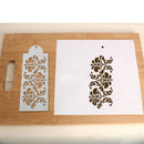 7pcs/Lot Plastic Cake Stencil Cake Decoration Sugar Sieve Cake Mold Stencil