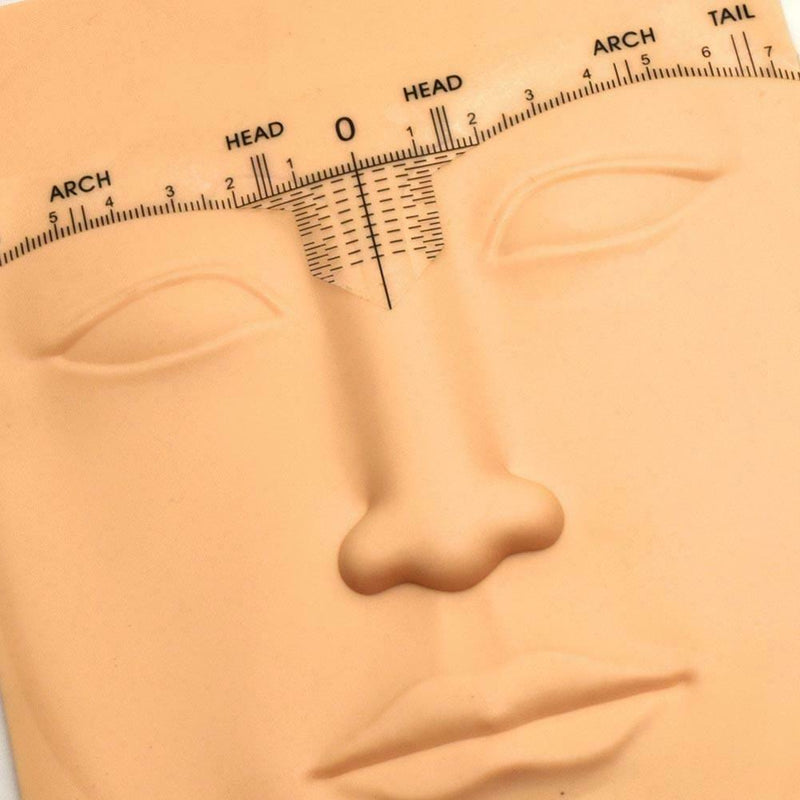 10pcs/Set Disposable Accurate Tattoo Eyebrow Ruler Stickers Cosmetic Tool