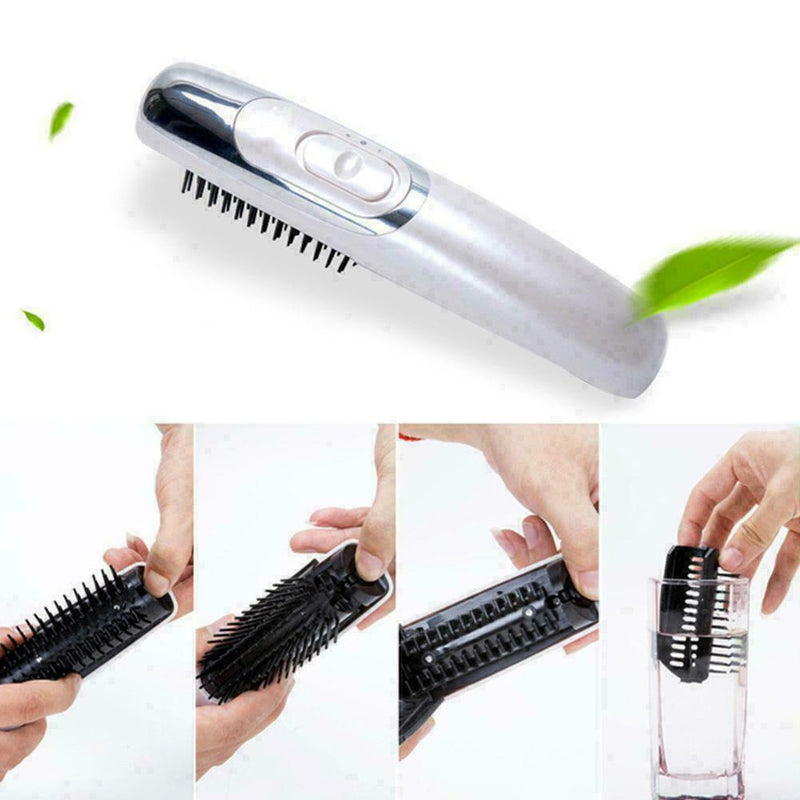 Electric Infrared Hair Growth Brush Comb Head Scalp M6M Massager Vibrating F8B6