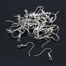 300pcs Alloy Earring Hooks Brackets Clamps O4L4