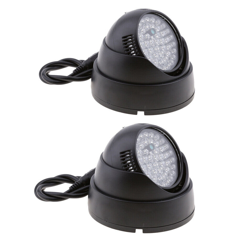2x 48 LED IR illuminator infrared lamp Indoor for Security Camera Car