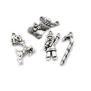 19x Tibetan Christmas Tree Snowflake Charm Pendant Diy Necklace Bracelet Craft L