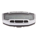 Bike Cycling LCD Computer Odometer Speedometer Velometer With Backlight