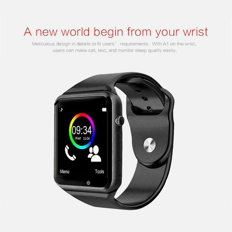 A1 Intelligent Watch 1.54 inch Touch Screen Wristband Support SIM TF 32G Card