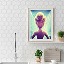 5D DIY Full Round Drill Rhinestone Diamond Painting Elf Girl Cross Stitch