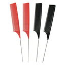 4 Pieces Salon Hairdressing Pin Tail Cutting Detangling Coloring Combs Set