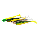 5 Pieces Artificial Baits Soft Fishing Lures Lifelike T Tail   Swimbaits