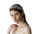 Bride Wedding Headband Crystal Rhinestone Bridal Hair Accessories for Women