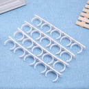 40 Clips Kitchen Spice Jar Gripper Rack Storage Holder for Cupboard Cabinet Wall