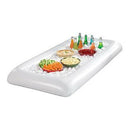 Inflatable Air Mattress Pool Water Salad Tray Beach Party Food Drink Holder A