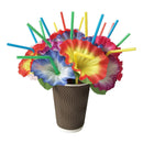 20 x Multicolor Flower Cocktail Party Straws Party Table Centerpieces Decor