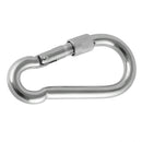 2PC  2 inch Stainless Steel Spring Snap Hook Carabiner for Backpack, Climbing,