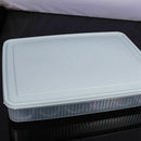plastic Egg box kitchen egg storage box 24 Grid Eggs holder Stackable freez