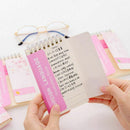 English Word Coil Book Vocabulary Notebook Diary Notepad Memo Book Stationery