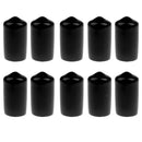 10 Pieces Snooker Cue Head Rubber Case - Black