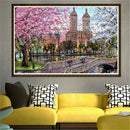 5D Diamond Painting Kit Full Drill City Embroidery Cross Stitch Arts Crafts
