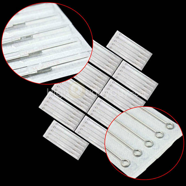 50pcs Sterilized Steel Tattoo Disposable Needles Round Liner Size 5RL dfg ZLL