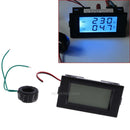 Digital AC 300V 100A LCD Dual Panel Volt Amp Combo Meter +CT 110V 220V 240V hv2n