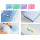 Mini Size Bill Receipt Document Expanding File Folded Bag Storage A6 Plastic